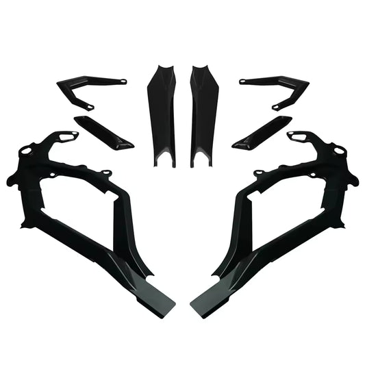 Tempest Moto SurRon Ultra Bee Frame Guards — Carbon Fiber Style or Black