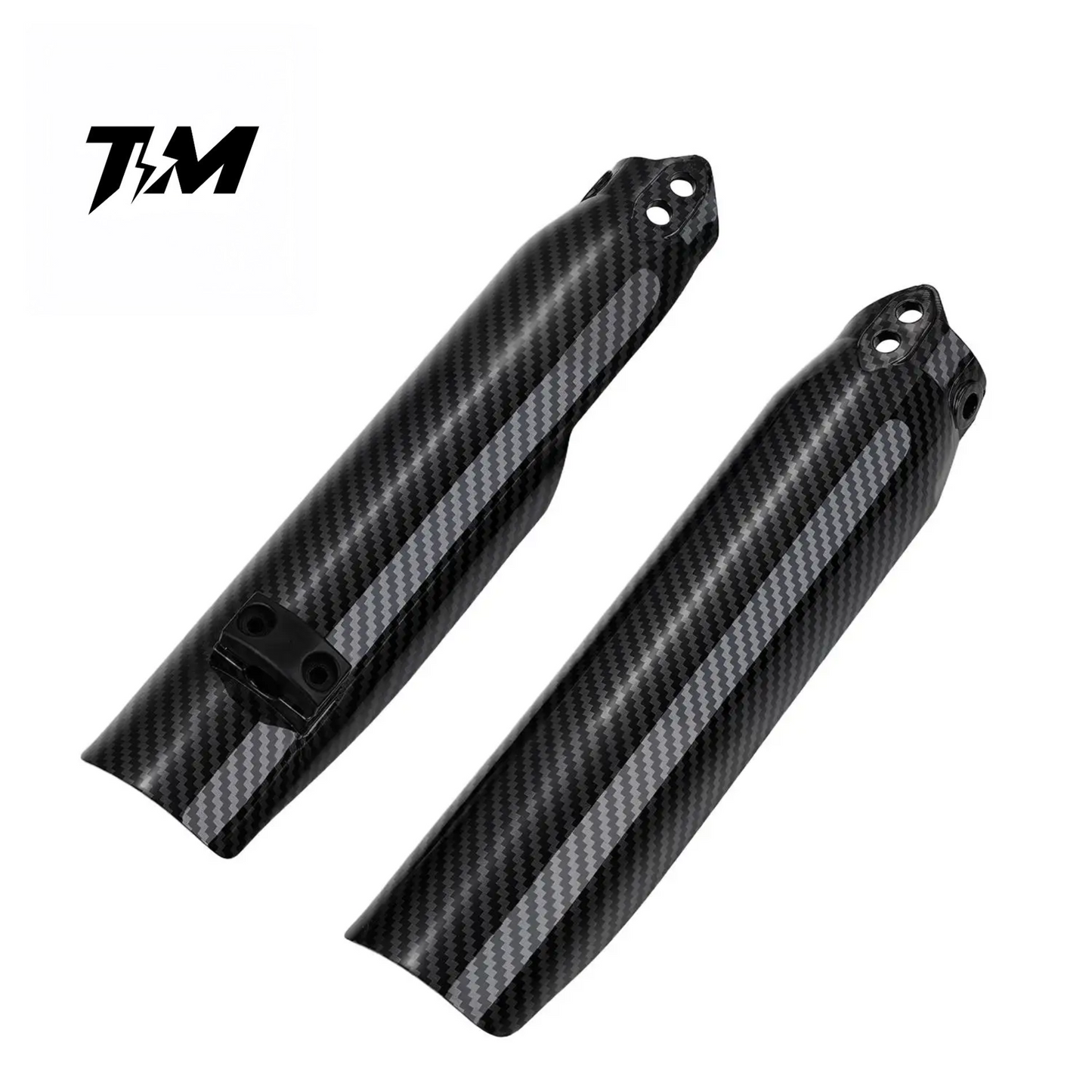 Tempest Moto Tuttio Fork Guards - Carbon Fiber/Black