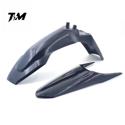 Tempest Moto Aggressive Upgraded Tuttio Fenders - Carbon Fiber/Black