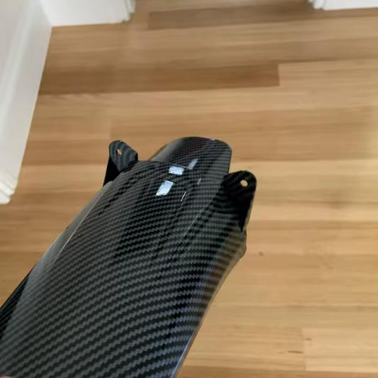 Tempest Moto Tuttio Mud Guard – Black / Forged Carbon