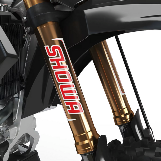 Tempest Moto Fork Stickers - Showa