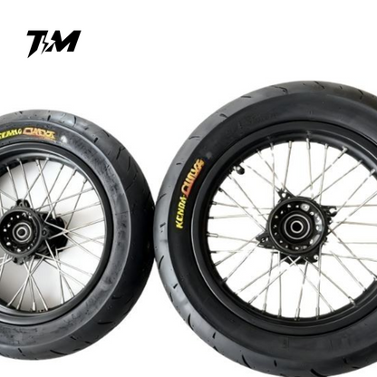 Tempest Moto Spoked Supermoto Wheels - 3 Sizes, Tuttio/Razor/Yozma