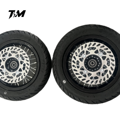 Tempest Moto Spoked Supermoto Wheels - 3 Sizes, Tuttio/Razor/Yozma