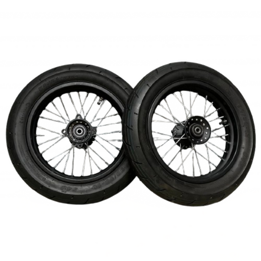 Tempest Moto Spoked Supermoto Wheels - 3 Sizes, Tuttio/Razor/Yozma