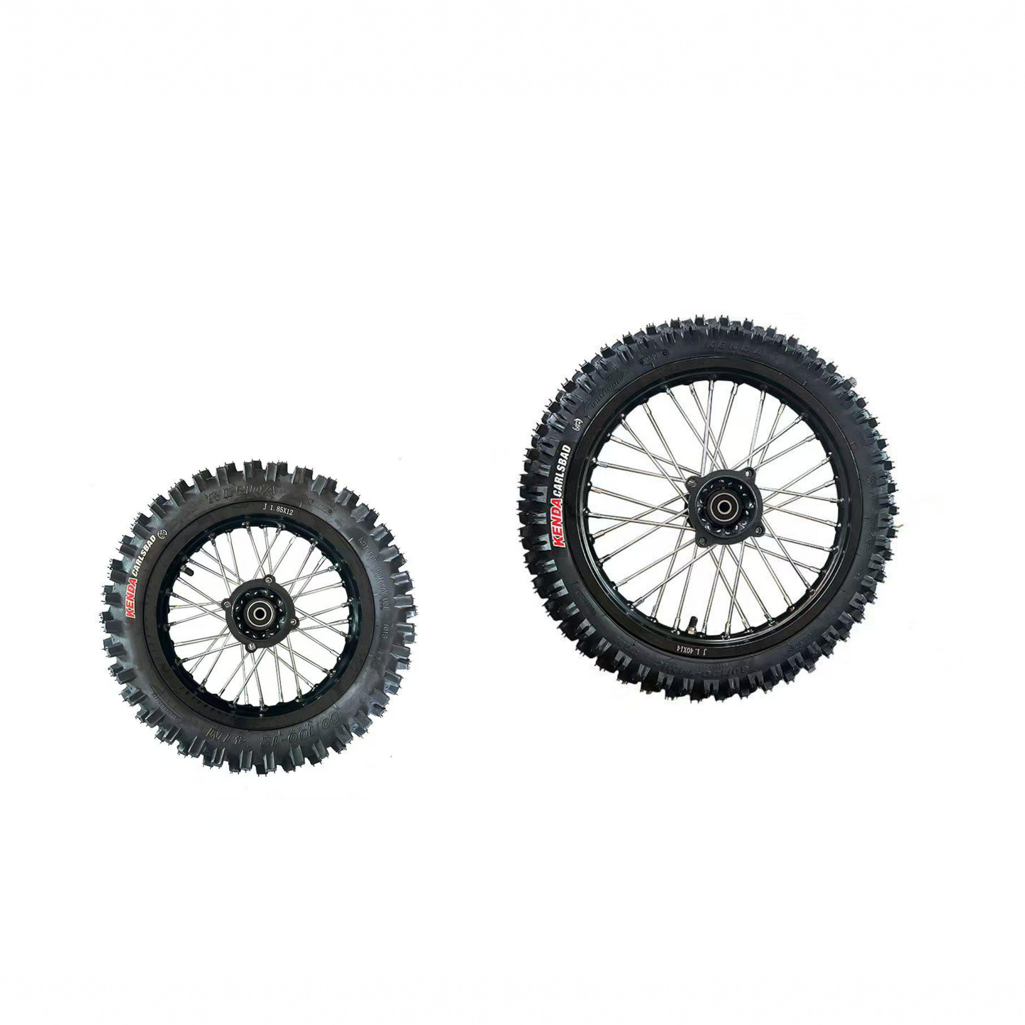 Tempest Moto 17/14 Dirt Wheel Set - Tuttio/Razor