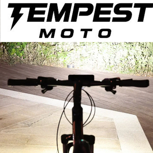 Tempest Moto EXTREMELY BRIGHT Rechargeable Bike Light